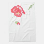 ケシの花 キッチンタオル (縦)