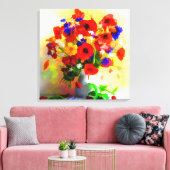 ケシの花 キャンバスプリント (インサイチュ (リビング))