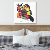 ケシの花 キャンバスプリント (インサイチュ (寝室))