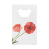 ケシの花 クレジットカード栓抜き (裏面)