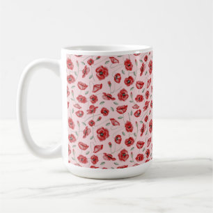 ケシの花 コーヒーマグカップ