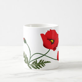 ケシの花 コーヒーマグカップ