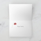 ケシの花 サンキューカード (内部)