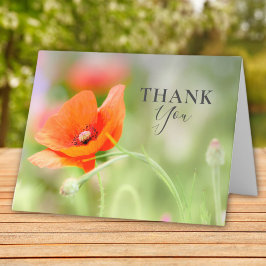 ケシの花 サンキューカード