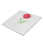 ケシの花 タイル (側面)