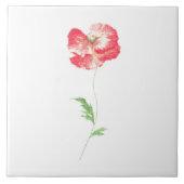ケシの花 タイル (正面)