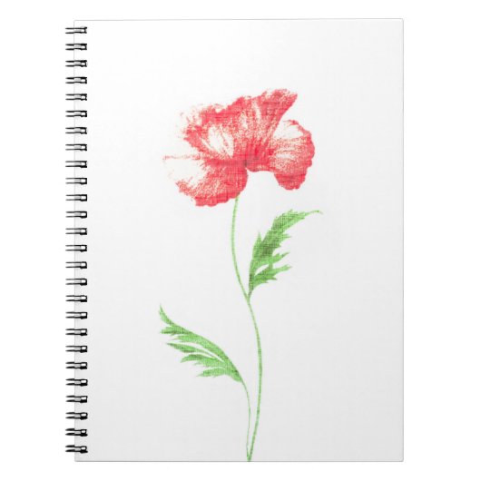 ケシの花 ノートブック (正面)