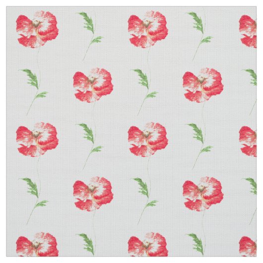 ケシの花 ファブリック (見本)