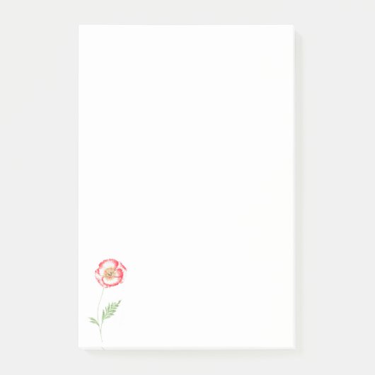 ケシの花 ポストイット (正面)