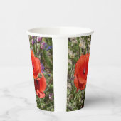 ケシの花 紙コップ (左)