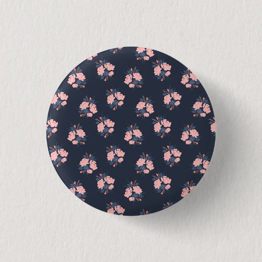ケシの花 缶バッジ (正面)
