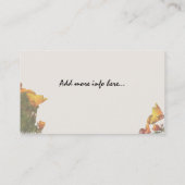 ケシの芸術の名刺 名刺 (裏面)