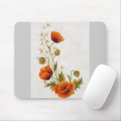 ケシの芸術 マウスパッド (マウス)