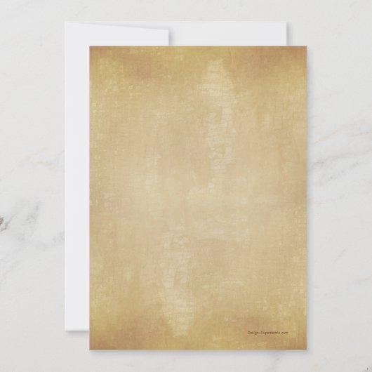 ケシの葬儀のお知らせ記念カード 招待状 (裏面)