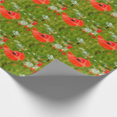 ケシの詰め込み ラッピングペーパー (角)