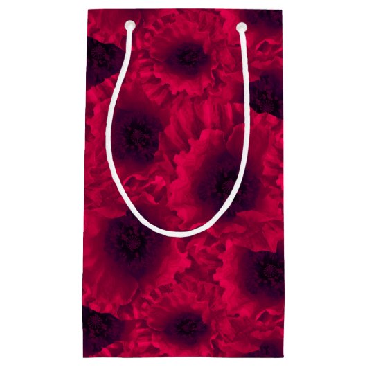 ケシの赤いケシ スモールペーパーバッグ (正面)