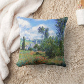 ケシの車線はセントマーチンクロード・モネの守備につきます クッション (ブランケット)