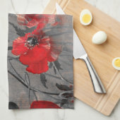 ケシの霞 キッチンタオル (四つ折り)