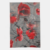 ケシの霞 キッチンタオル (縦)