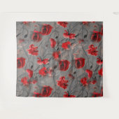 ケシの霞 タペストリー (正面(横))