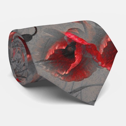 ケシの霞 ネクタイ (ロール)