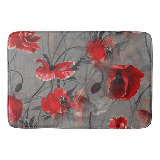 ケシの霞 バスマット (正面)