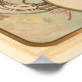 ケシの髪の女性 ポスター (角)