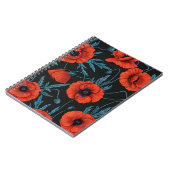 ケシの黒は赤と青 ノートブック (左側)