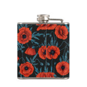 ケシの黒は赤と青 フラスク (裏面)