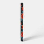 ケシの黒は赤と青 SAMSUNG GALAXYケース (左側面)