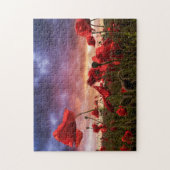 ケシの|分野の記憶 ジグソーパズル (縦)