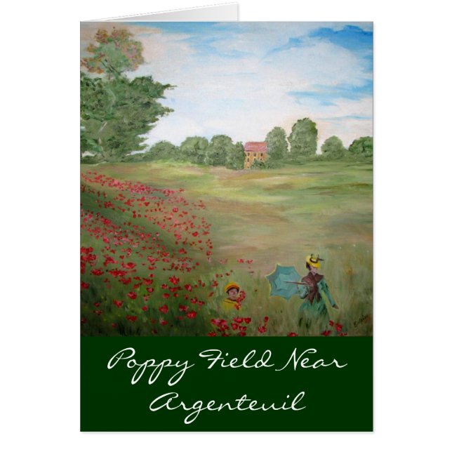 ケシはアルジャントゥーユの近くで守備につきます (正面)