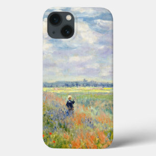 ケシはクロード・モネによってアルジャントゥーユの近くで守備につきます iPhone 13ケース
