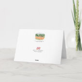 ケシは挨拶状の守備につきます カード (裏面)