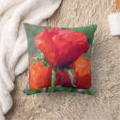 ケシは綿の装飾用クッション16x16を等級別にします クッション (ブランケット)