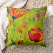 "ケシを愛して下さい! "枕 クッション (ブランケット)