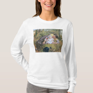 ケシを持つ母そして子供 Tシャツ