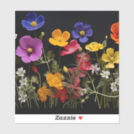 ケシカラフルの他の花 シール