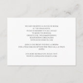 ケシカラフルキの野結婚花の囲い エンクロージャーカード (裏面)