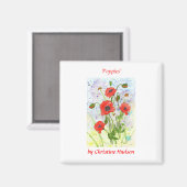 'ケシ'マグネット マグネット (正面/裏面)