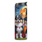 ケシャンドドッグスパンプキンハロウィンおもしろい タンブラー (回転左)