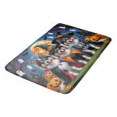 ケシャンドドッグスパンプキンハロウィンおもしろい バスマット