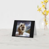 ケシャンドドッグ カード (黄色い花)