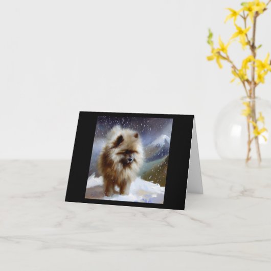 ケシャンドドッグ カード (黄色い花)