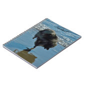 ケシャンドバレエ写真 – かわいいオリジナルドッグアート ノートブック (左側)