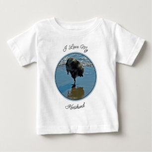 ケシャンドバレエ写真 – かわいいオリジナルドッグアート ベビーTシャツ