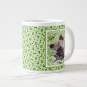 ケシャンドパピー絵画・イン・ザ・ガーデンオリジナル ジャンボコーヒーマグカップ (正面右)