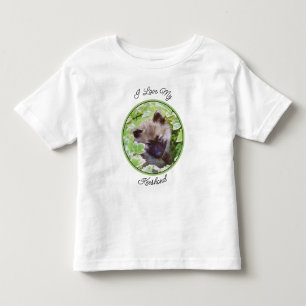 ケシャンドパピー絵画・イン・ザ・ガーデンオリジナル トドラーTシャツ