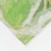 ケシャンドパピー絵画・イン・ザ・ガーデンオリジナル フリースブランケット (角)