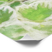 ケシャンドパピー絵画・イン・ザ・ガーデンオリジナル ポスター (コーナー)